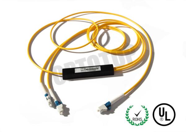 PMC 1 * 2 Polarization Maintaining Fiber Coupler For Area Network , Grade A