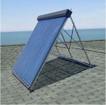 Aluminum alloy manifold heat pipe solar thermal collector