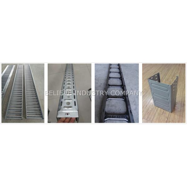 Customized Roll Forming Machine for Hot-dip Galvanised / Powder Coated Steel Perforated Cable Trays