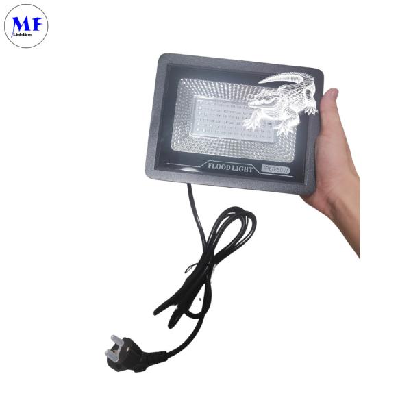 Highly Efficient UV Curing Flood Light 50W IP66 Non-Dimmable 180° Adjustable UVA 395-400nm LED Party Entertainment For Fast Resin Ink Curing