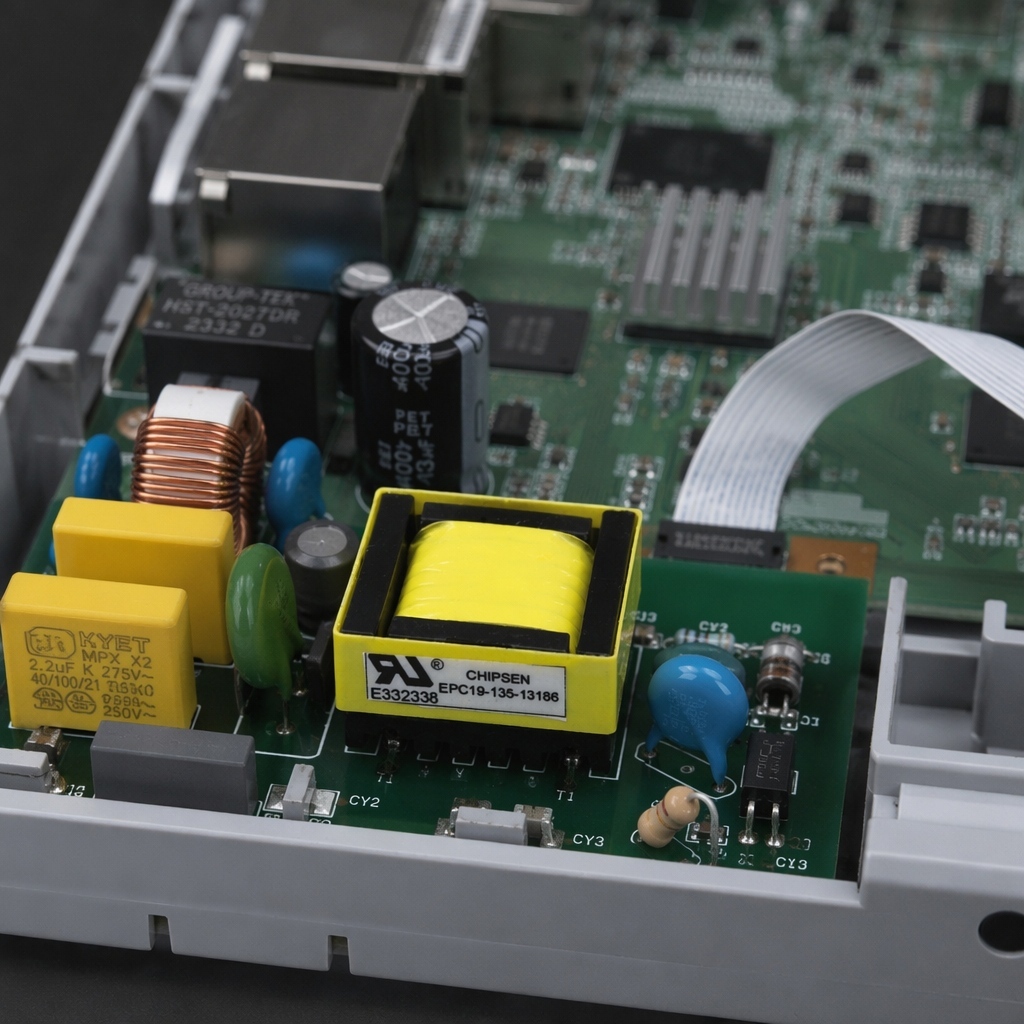 PCB Mount EPC19 High Frequency Transformer For Power Supply UL Certified