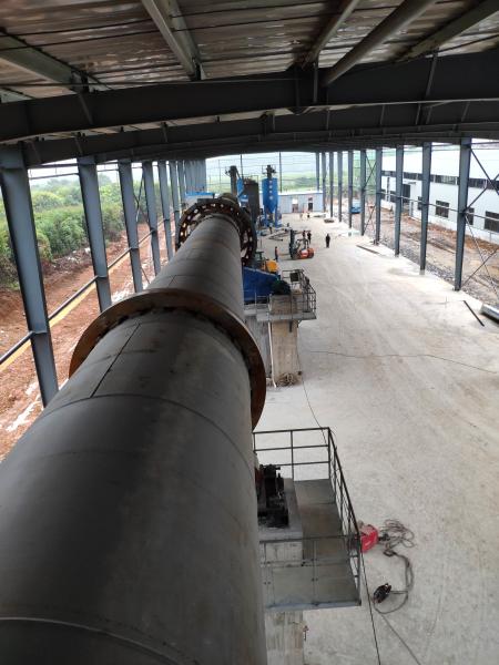 Chemical Rotary Kiln Dryer 0.35r/MinDust Removal Rotary Kiln Electric Furnace