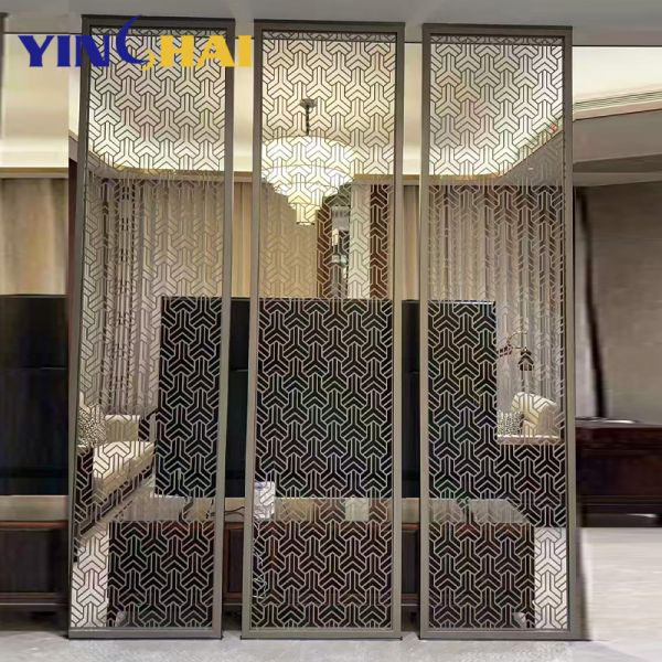 High Precision Stainless Steel Room Divider With PVD Coating Surface Finished