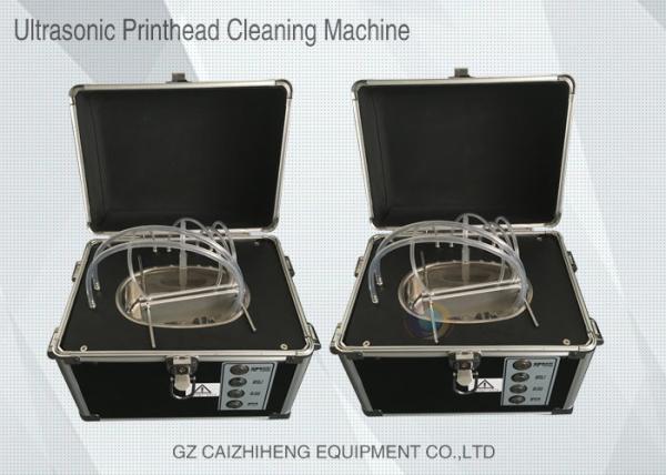 Outdoor Printer Black Ultrasonic Printhead Cleaning Machine For Epson DX5 Printhead
