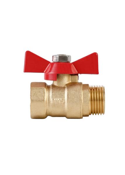 Heatproof Durable Copper Shut Off Valve , Anticorrosive Brass Ball Valves For Water