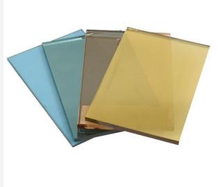 Colored / Green-F Clear / Low-E Tinted Glass with Modern Type