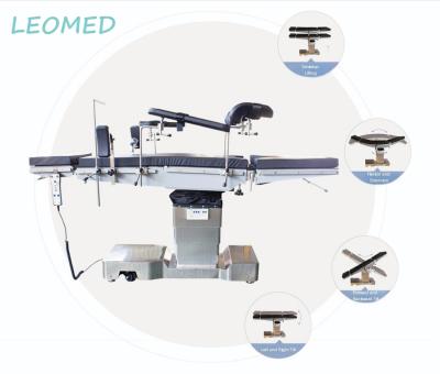 DY-9100 Electric Hydraulic Surgery Table with 430mm Lift, Built-in Lumbar Bridge & SUS304 Stainless Steel Frame