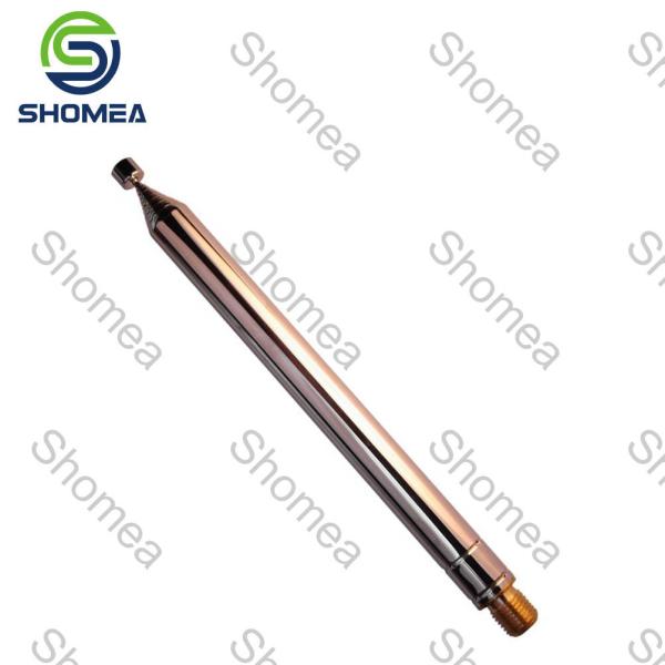 SHOMEA Custom Gold Plated Stainless Steel Telescopic Whips With Male Thread