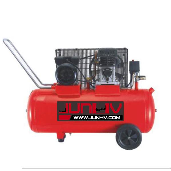100L Oil Lube Auto Shop Air Compressor 2HP 47*36mm Cylinder 21.5 KG Oil Sight Glass