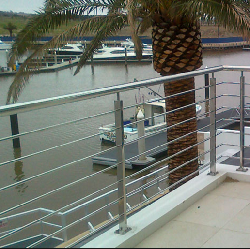 Building Stainless Steel Cable Railing Systems Balcony Wire Polished Finish For Stair