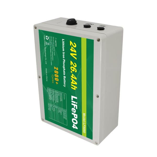 IP55 LFP Lifepo4 Lithium Battery 26.4Ah 675.84Wh Plastic Casing