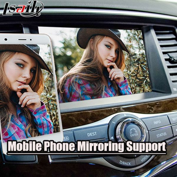CarPlay Interface for Patrol 2020-2023 Nissan Y62 Australian Version Integrated Wireless Android Auto, Mobile Phone Mirroring, Reverse Camera
