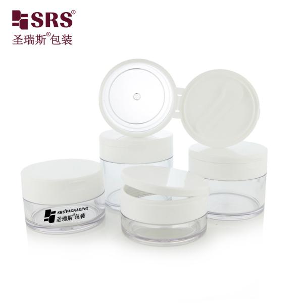PETG003 100g 120g 150g 200g 250g Contenant en pot en plastique PETG transparent pour crème faciale et démaquillant corporel