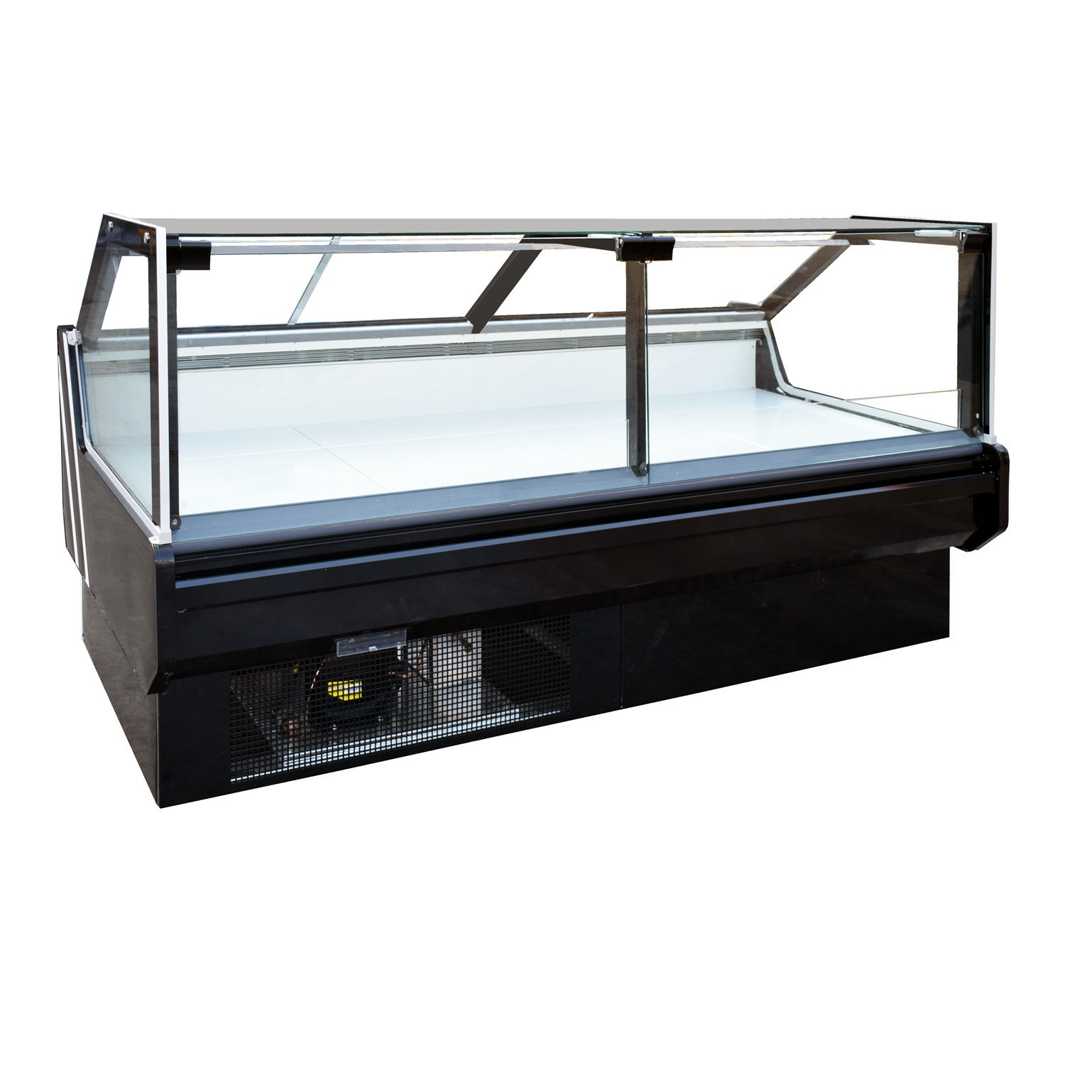 Курят супермаркет бекона Refrigerated шкаф дисплея с подъемом вверх