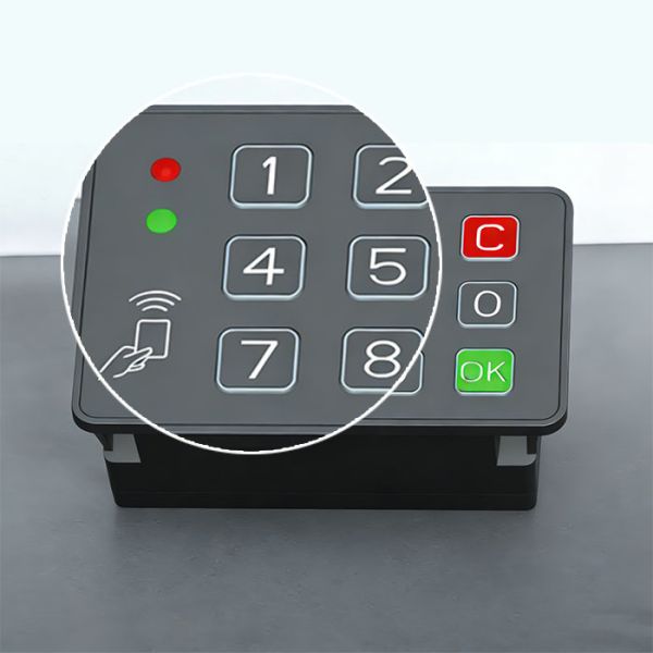 Forklift T-BOX Identity Recognition Module with IP67 Protection, Integrated IC Card Swiping, and 48-Hour Battery Life for Reliable Telematics