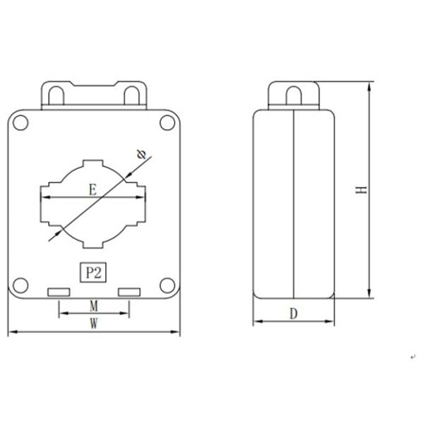 0.72kV Single Phase LV Current Transformer / Indoor Current Transformer