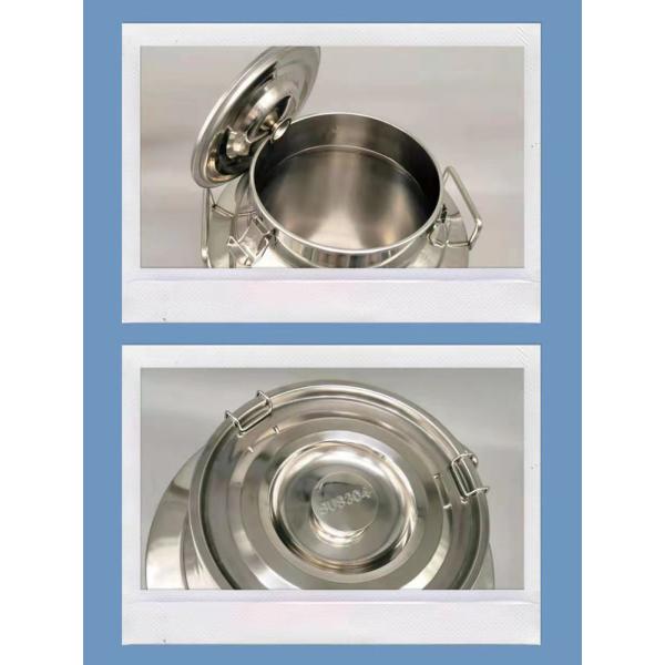 Batch Sales And Olive Oil Sealed Stainless Steel Drums Pails Barrels With Tap