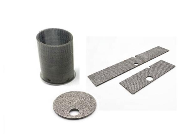 o níquel de aço inoxidável de 0.7mm aglomerou Mesh Sreen sentido fibra