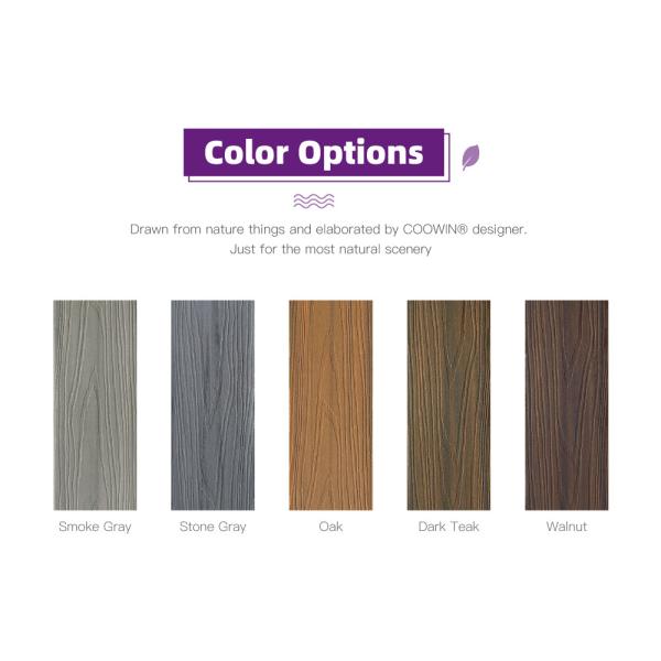 Высокопрочный составной внешний серый цвет дыма загрязнения плакирования не токсический