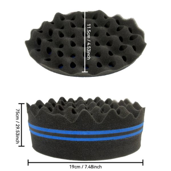 Oval Curl Hair Sponge Small Medium Large XL OEM Magic Twist Sponge