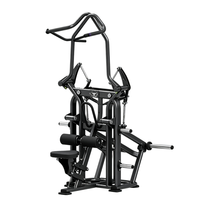 Heavy Duty Steel High Row Machine Plate Loaded Back Strength Equipment 1411*1342*2250mm