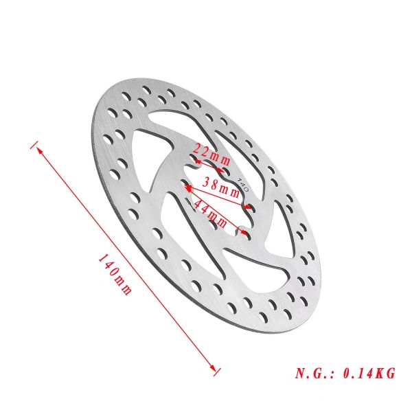 140MM Electric Scooter Brake Disc Scooter Accessories Aluminum