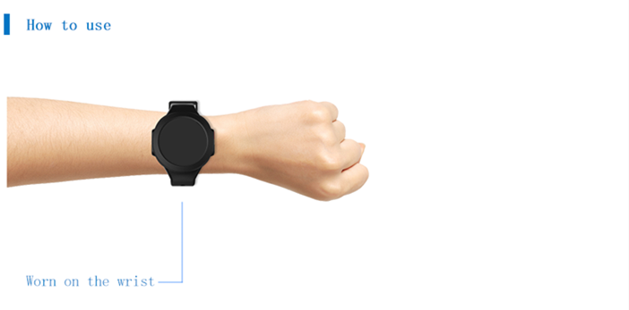 Персонал располагая аварийную систему Wristband 78x60x21 Mm социальную дистанцируя