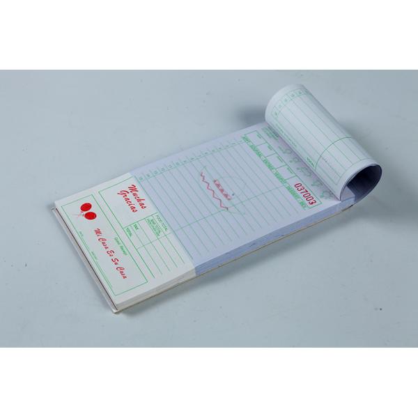 CT-903 Customized US Guest Check with Carbonless Paper and Sequentially Numbered Columns