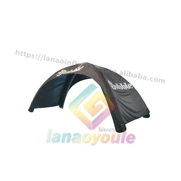 Water Resistant Inflatable Event Tent Black Appearance CE EN14960 Approved