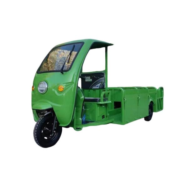 Three Wheel Sanitation Electric Tricycle Four Bucket Garbage Truck Environmental Sanitation