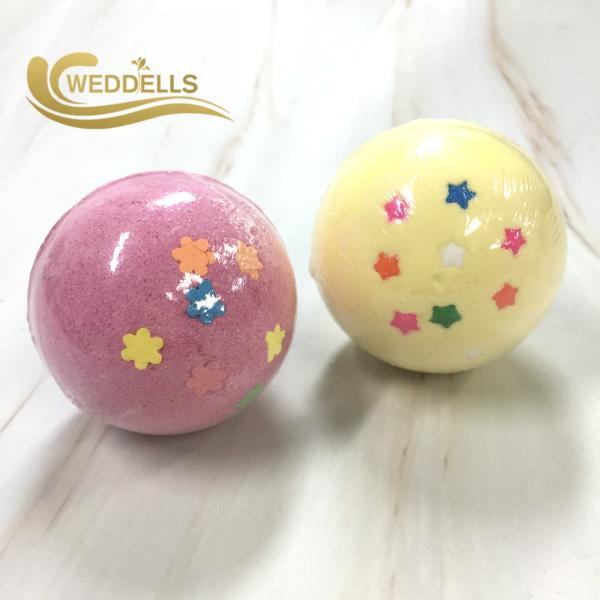 Lovely 120g Ball Shape Kids Surprise Bath Bombs For Skin Moisturizing