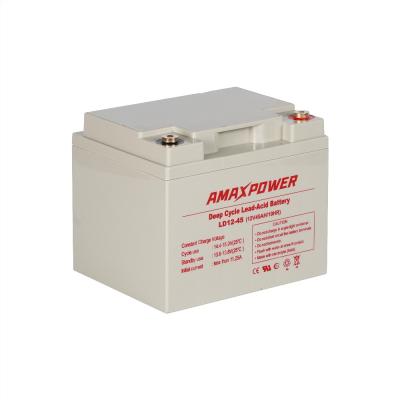 12V 45Ah AGM VRLA Deep Cycle AGM Battery Industrial UPS Battery Backup