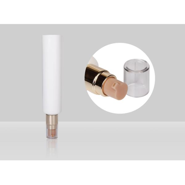 трубка учреждения трубки сливк BB 60-120ml косметическая пластиковая жидкостная с трубкой супер плоской крышки пластиковой овальной