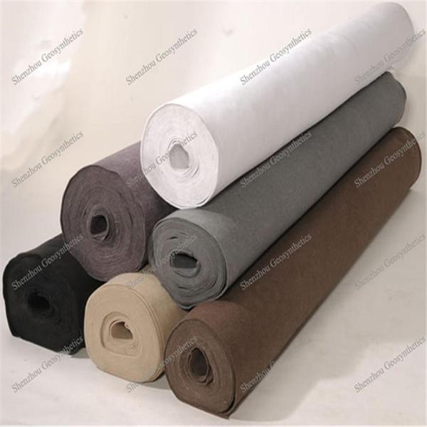 200g/M2 250g/M2 Nonwoven Polyester Geotextile For Dam And Road Construction