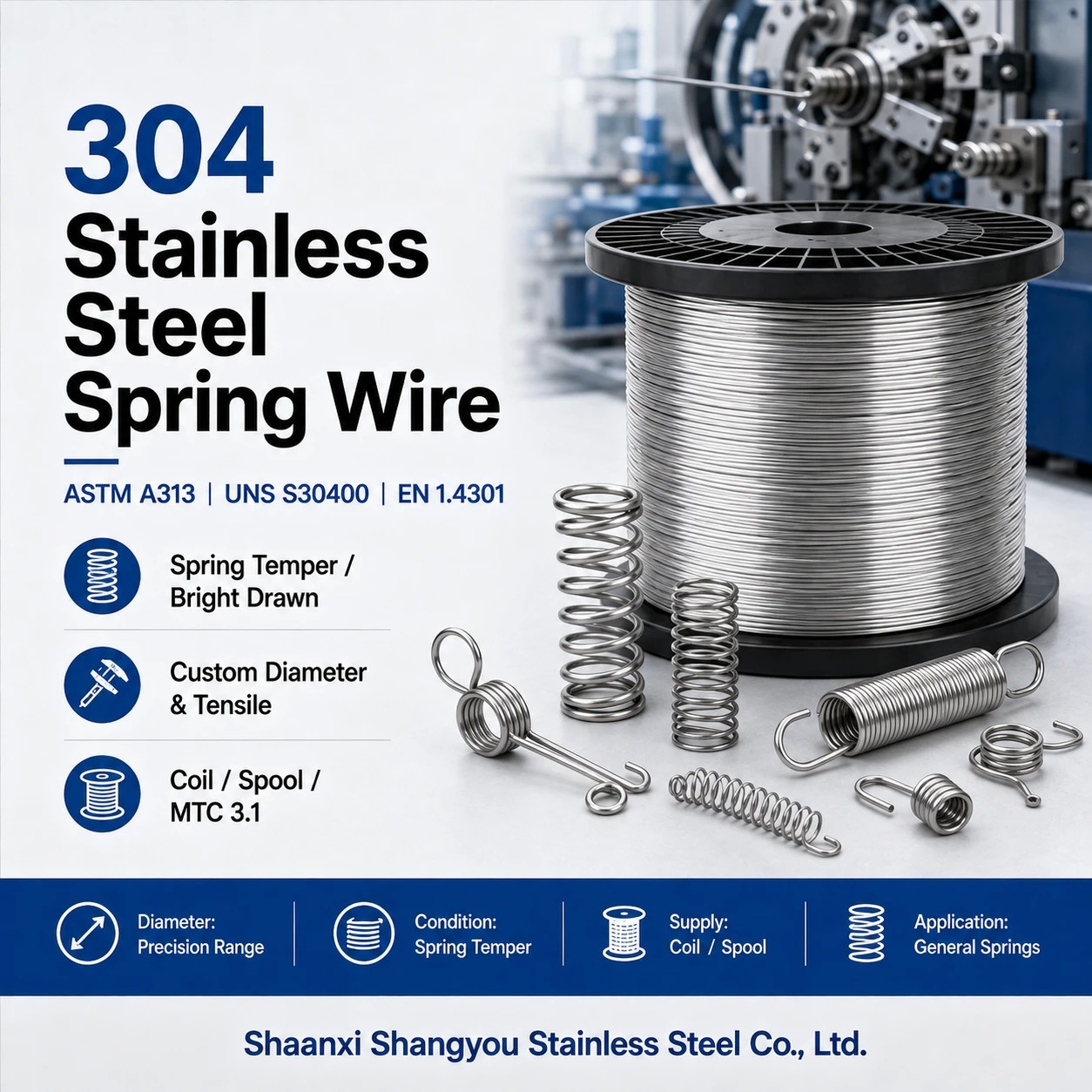 ASTM A493 304 Stainless Steel Cold Heading Wire for Fasteners
SEO TDK