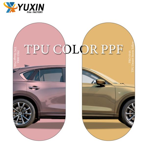 High Quality Glossy Satin Color PPF Car Vinyl Wrap TPU Easy Install Paint Protection Film with Self-Healing Film