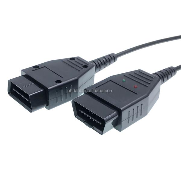 OBD2 to USB Cable with Nickel/Golden Pins Plating Black White OBD USB Connector 16pin Adapter