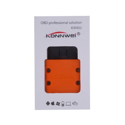 Software J1939 2402-2480MHZ da ferramenta KW902 Elm327 V1.5 da varredura de Konnwei do telefone celular de Android