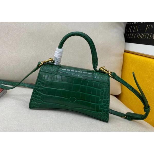 Alligator Print Crocodile Skin Bag , 23cm Luxury Tote Handbag