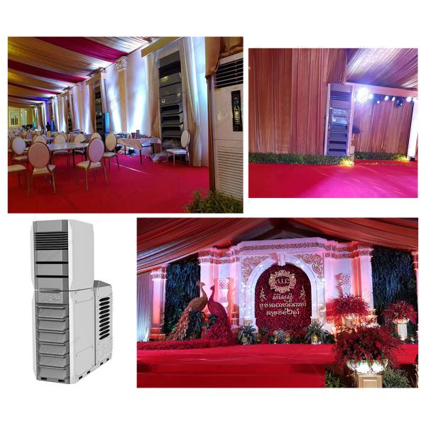 Vertical Central tent cooling system / Air Cooled Chiller 15HP Party Tent Usage