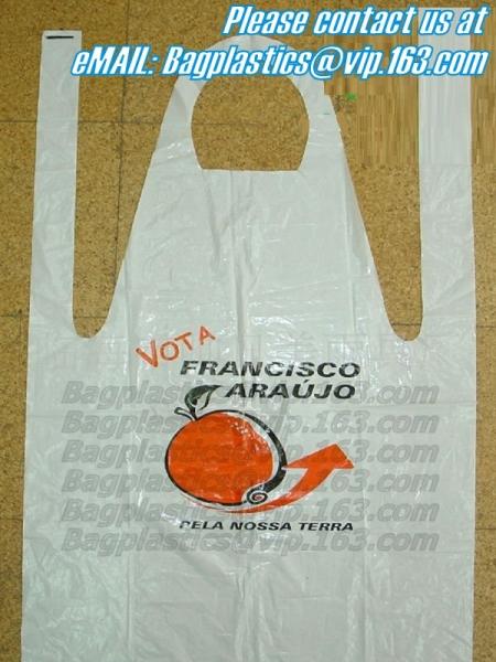 pe disposable apron in kitchen household,chef disposable plastic aprons,Cheap price plastic disposable apron BAGEASE
