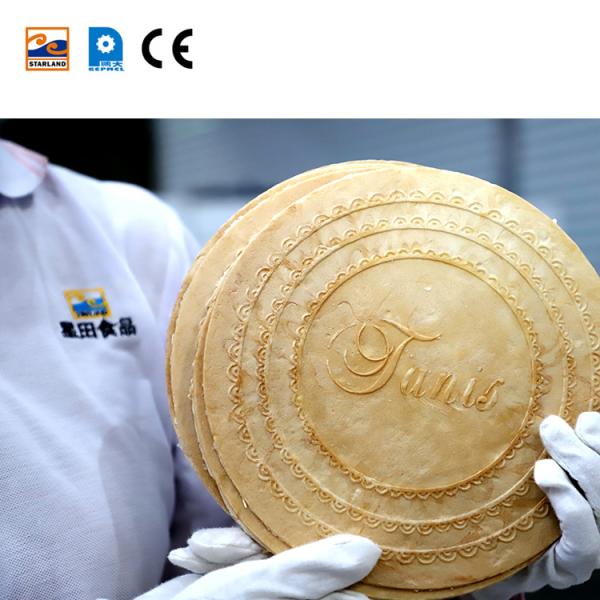 PLC Control System Wafer Biscuit Machine Stainless Steel Material Designed For High Volume Production And Consistent Output