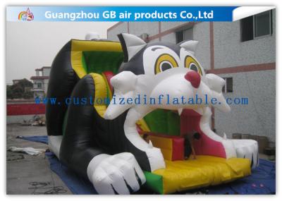Black Cat Big Water Slides , Commercial Water Slides For Backyard Kids Sliding