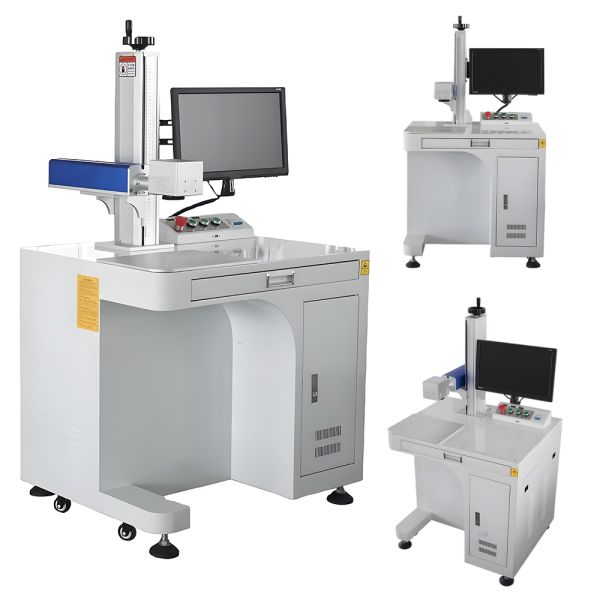 20W/30W CO2 Desktop Fiber Laser Tube for Aluminium Metal Stainless Steel Laser Marking Machine Supports AI DXF PLT BMP Formats