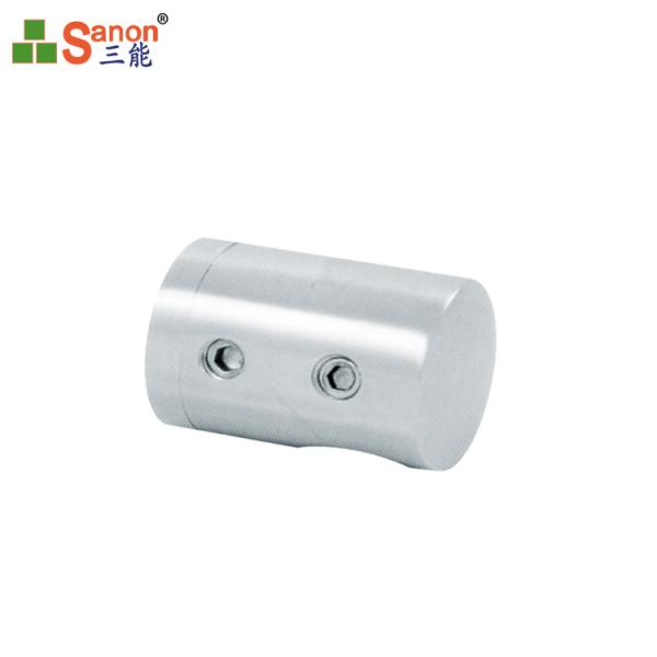 SS304 Threading Double Hole Rod Stainless Steel Railing Fittings Welding Connection