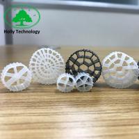 Meios de filtro para a planta de tratamento de esgotos, bio meios plásticos do Hdpe MBBR da cultura aquática