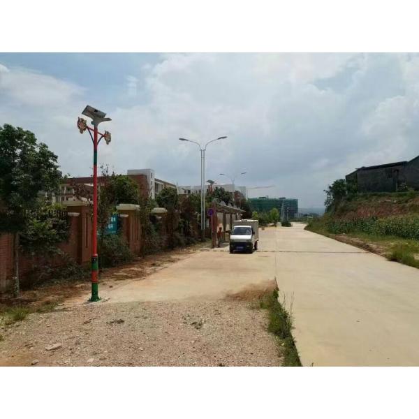 Waterproof Outdoor Solar Street Lights / Energy Saving Solar Pole Lights 2260lm