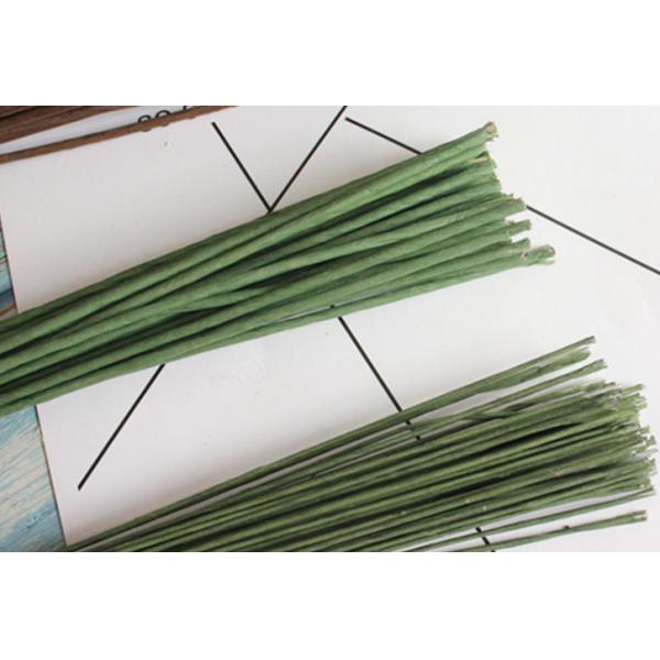 30 см Длинный зеленый цвет Цветочная клейкая лента Бумага покрытая проволока для декора