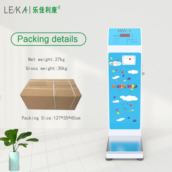 Suitcase Luggage Weight Coin Operated Human Weight Scale 34*50*123cm Size and Weight