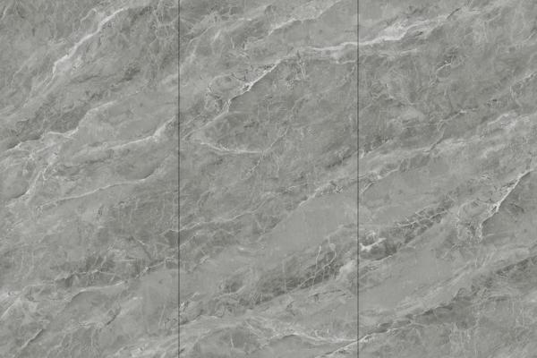 Polished Glazed Porcelain Tile 900x1800mm Light Gray Marble Look